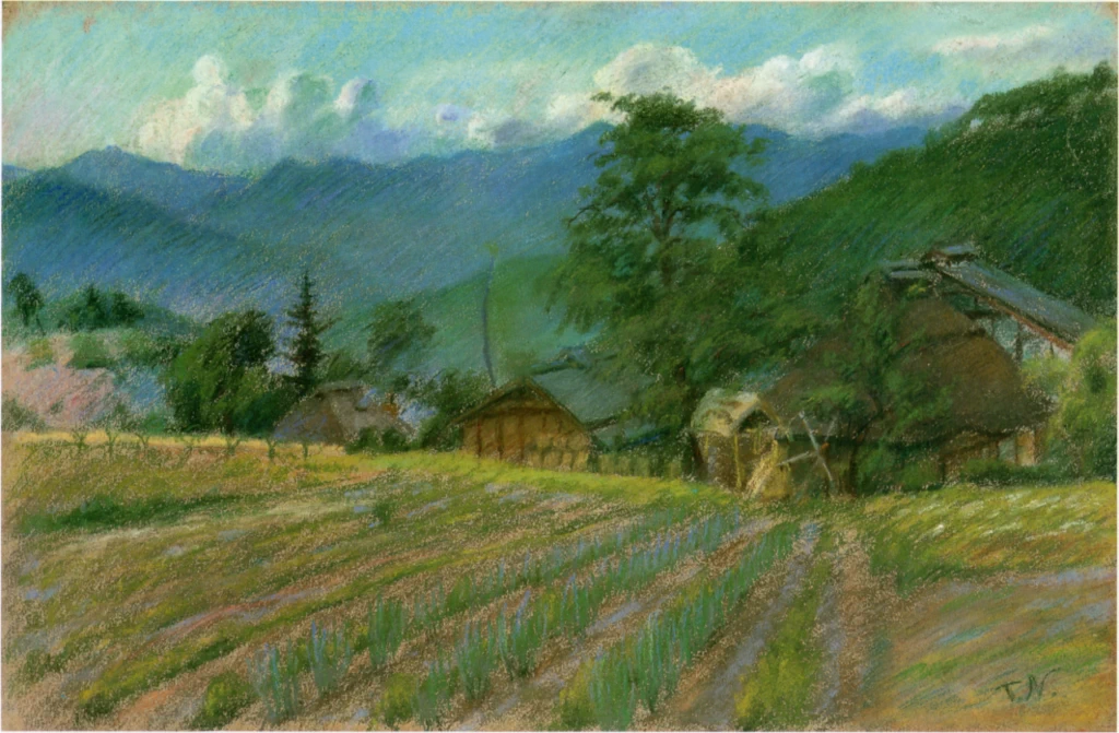 Vista del villaggio di Hotaka - Museum of Modern Art, Ibraki